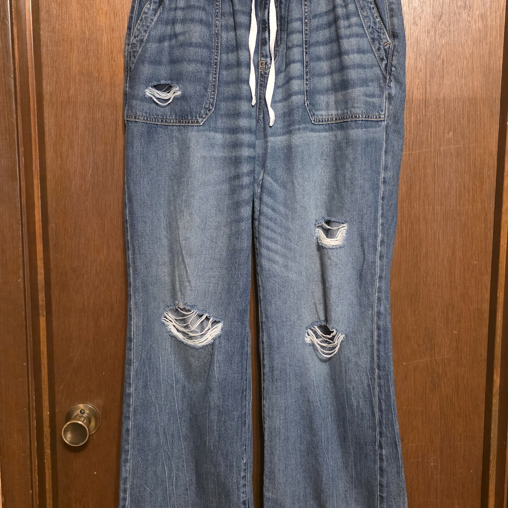 Lane Bryant Dark Blue Denim Pants